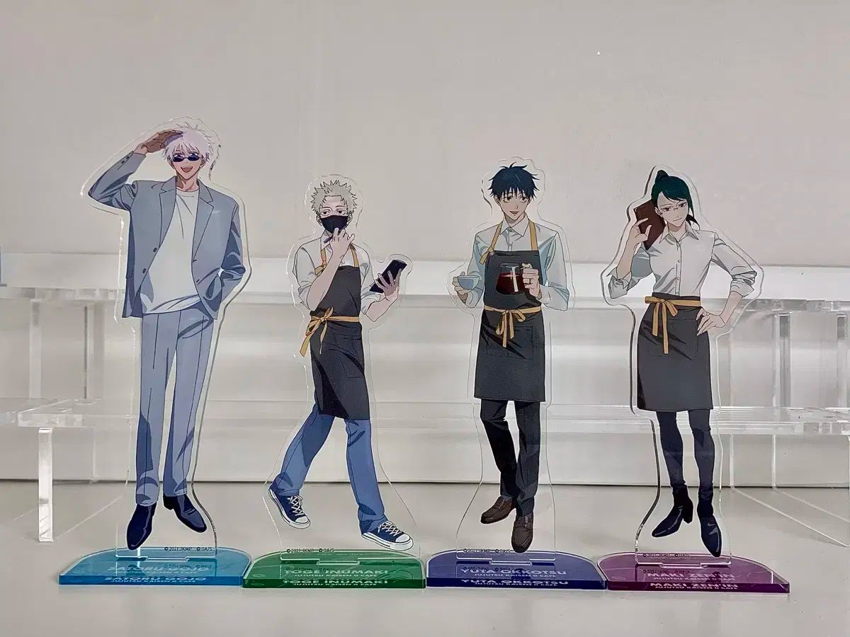 呪術廻戦 0 じゅじゅカフェ0 アクリル スタンド 五条 狗巻 棘 ユウタ マキ まとめ