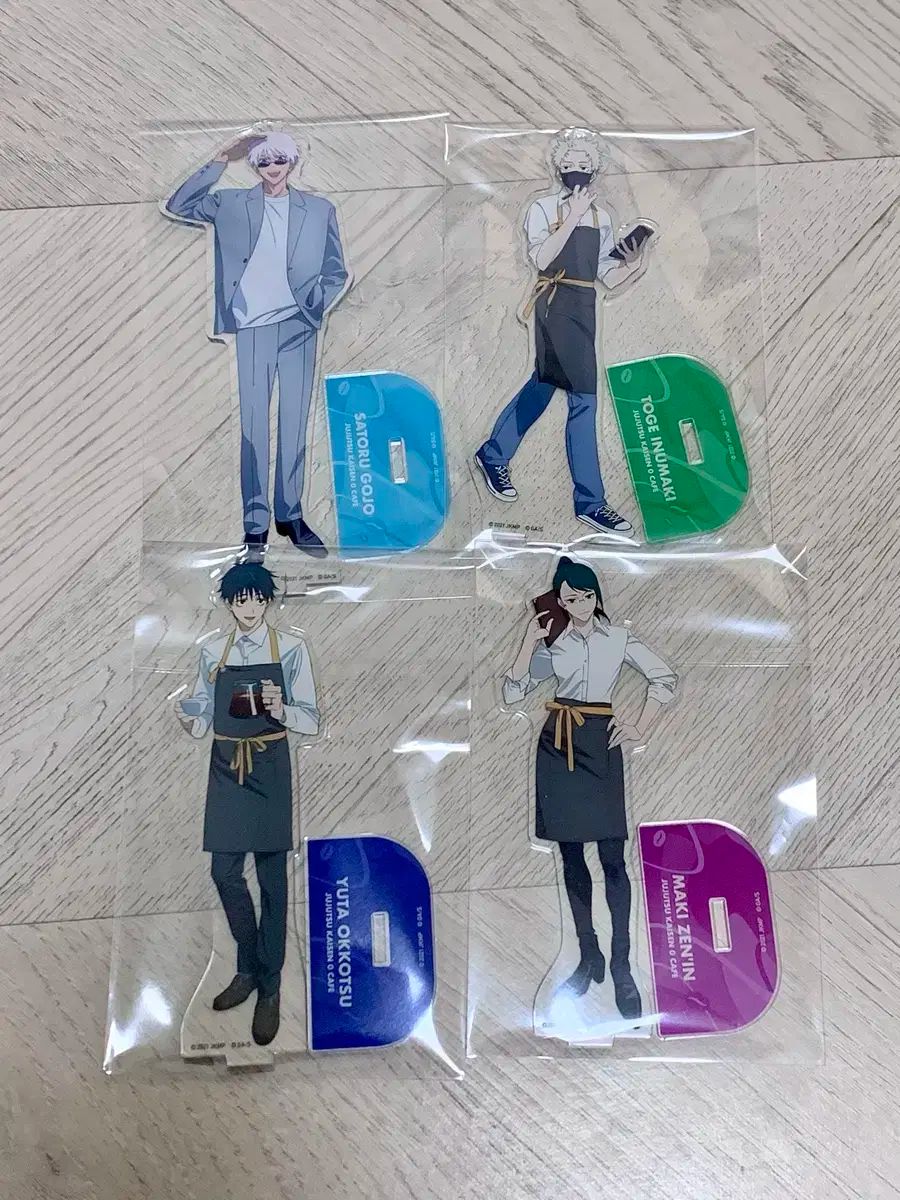 呪術廻戦 0 じゅじゅカフェ0 アクリル スタンド 五条 狗巻 棘 ユウタ マキ まとめ