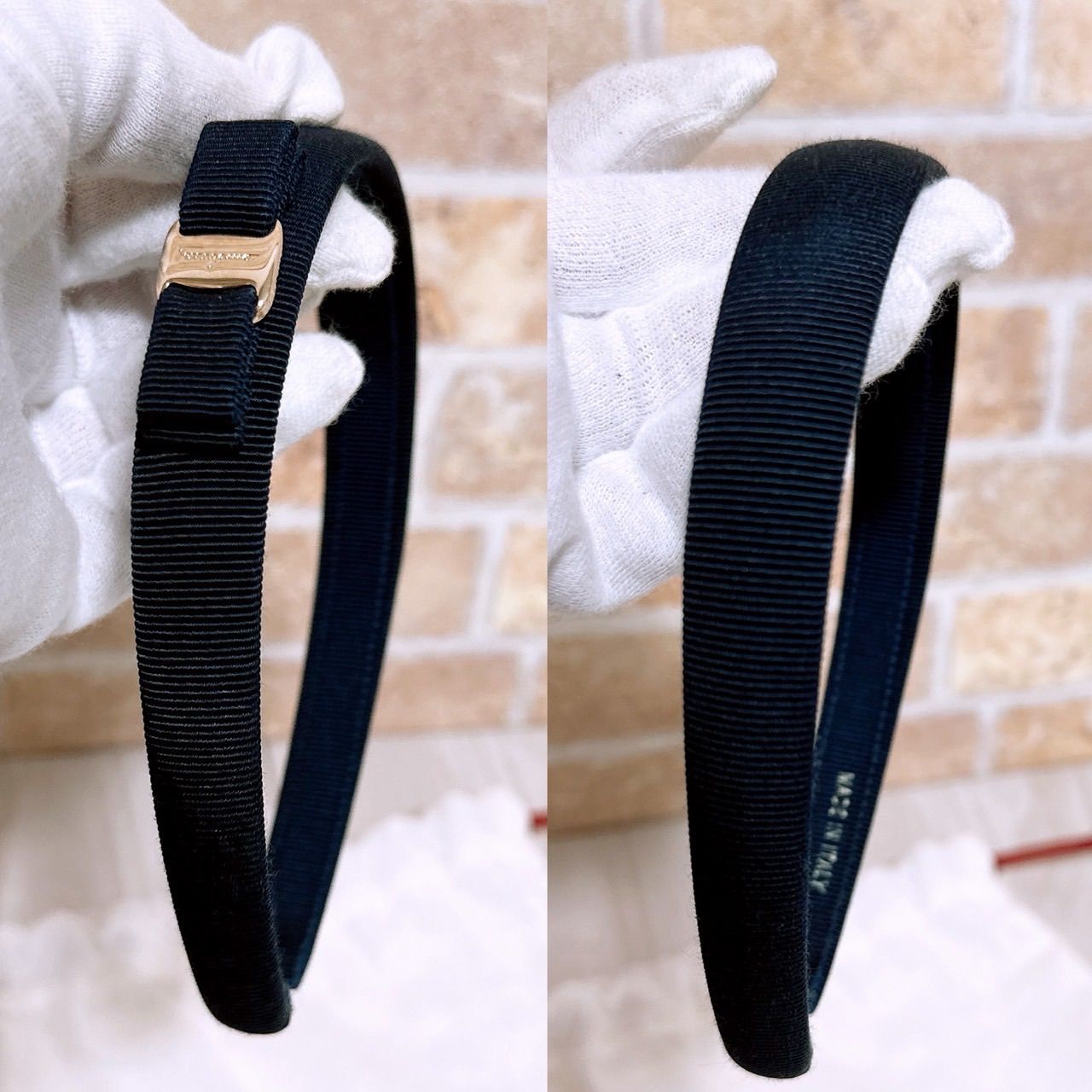 厳しい Ferragamo フェラガモ カチューシャ ブラック ヴァラ 夏セール開催中。