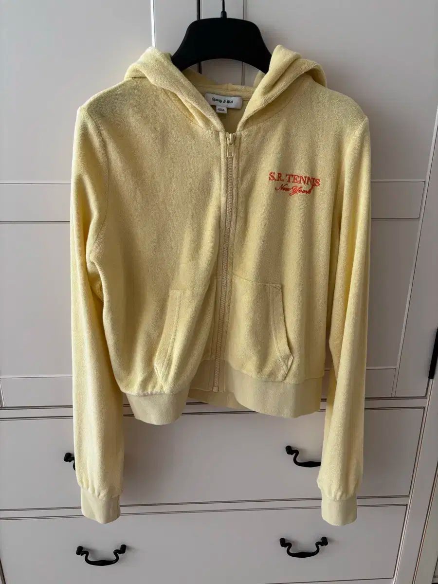 スポーティアンドリッチ フレンチテリー ジップアップフーディー