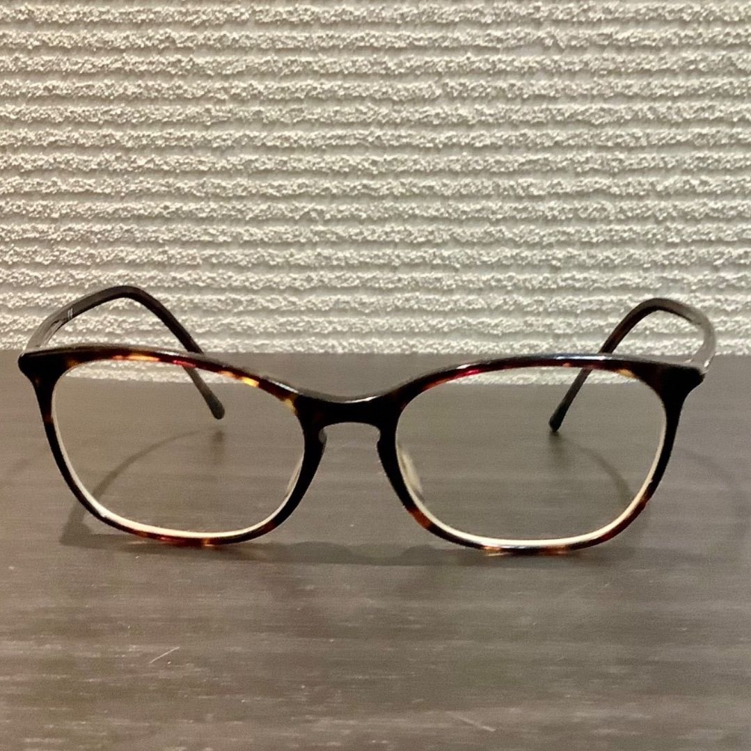 シャネル CHANEL ココマーク べっ甲柄 マーブル 眼鏡 メガネ フレーム 茶 ブラウン 度入り 3281-A B 11 045 T 2