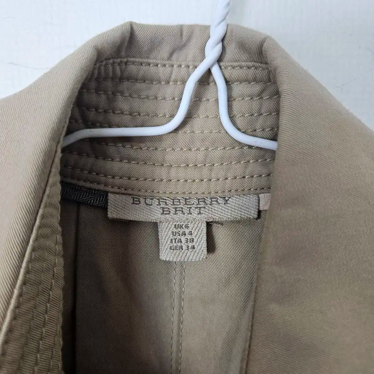 トレンチ ロングベスト