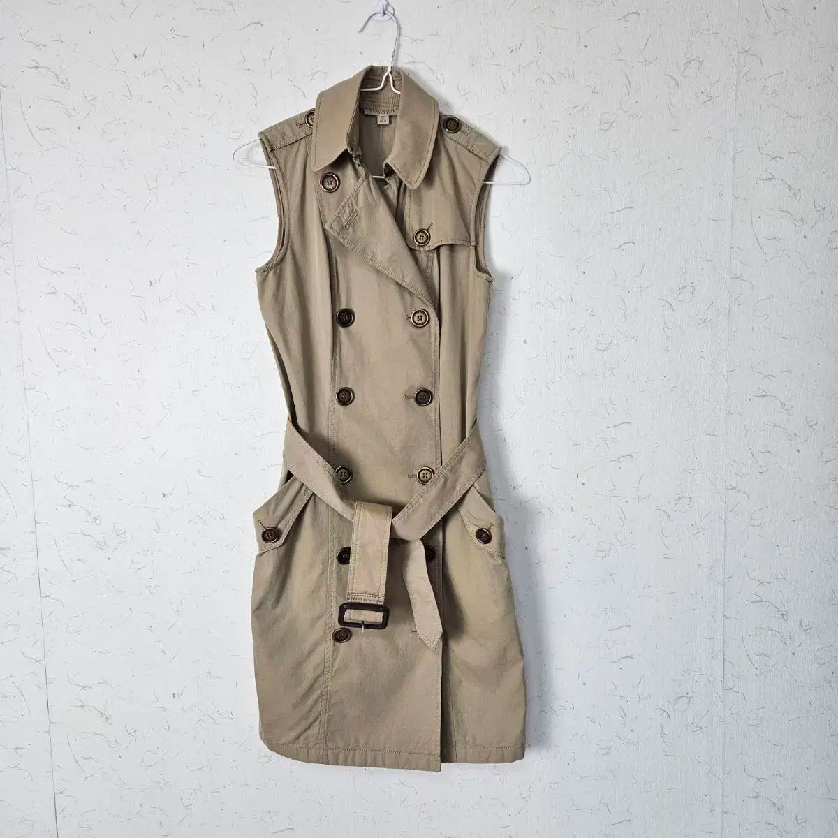 バーバリー トレンチ ロングベスト 44