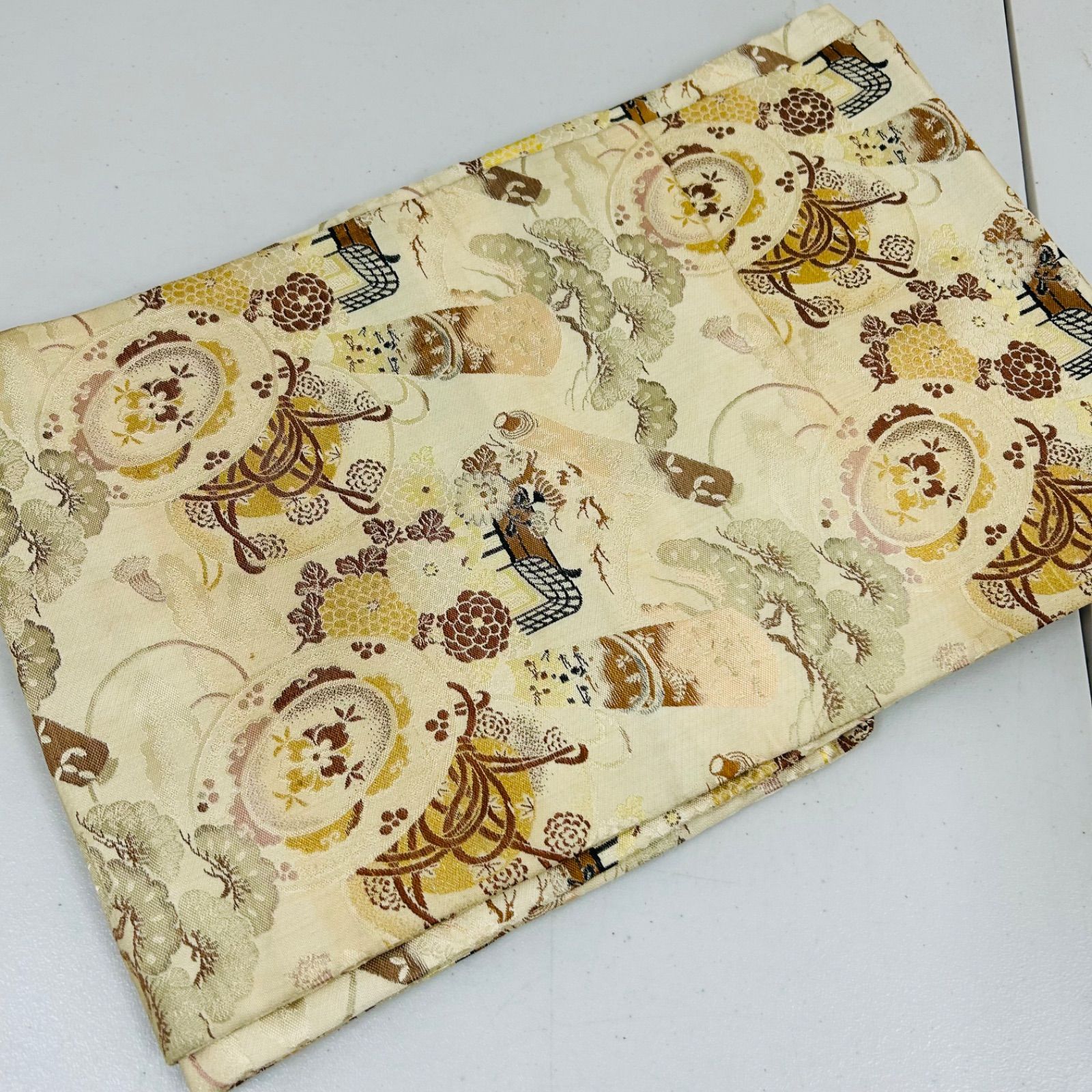 アンティーク 帯 正絹 5本 帯まとめ売り リメイク材料 m-433 - メルカリ