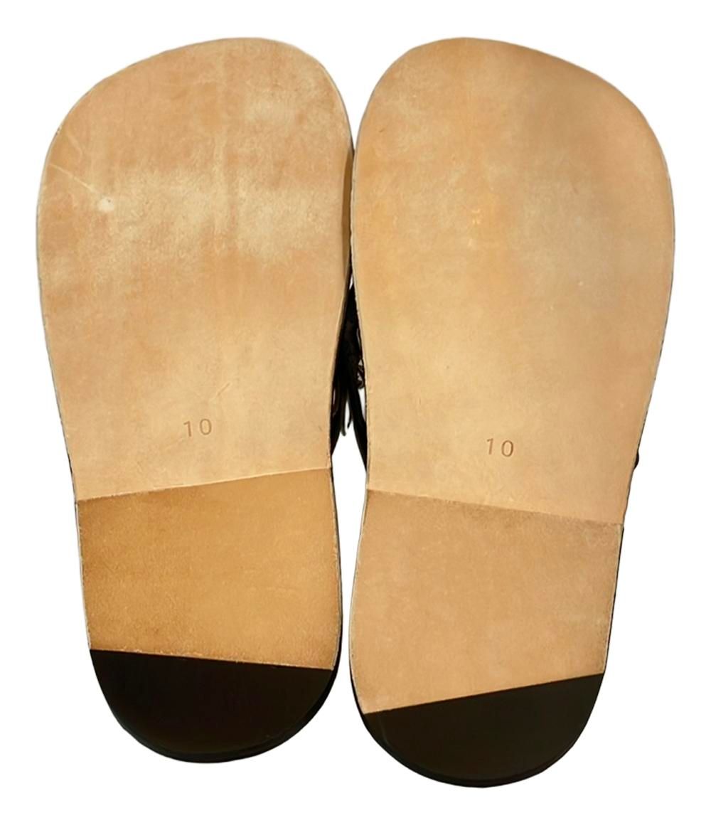 【オーラリー】25SSレザートングサンダル 大人のサンダル】完売必至。上質レザーのオーラリー新作はシンプルイズ