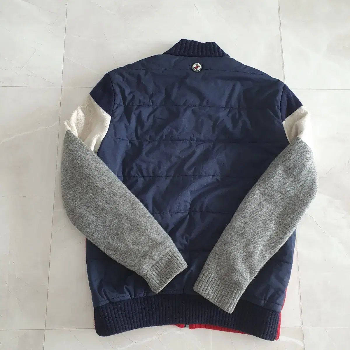 入荷数限り！ ルイカルテル ゴルフ用 ネイビー アーガイル ニット 100 ウール80