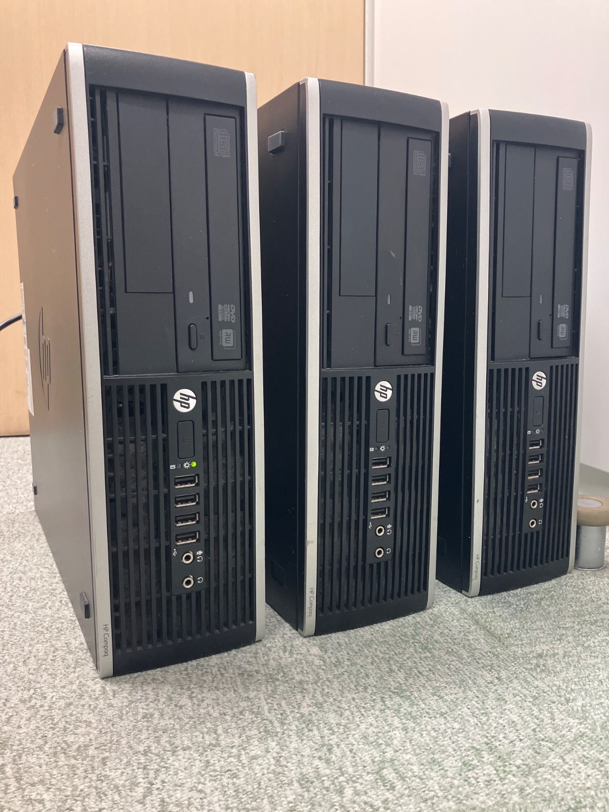 ジャンク 通電 済み 3台セットhp HP Compaq E0N23PA ABJ デスクトップPC