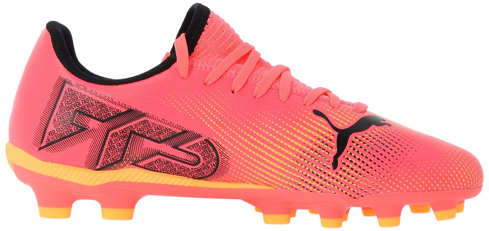 プーマ サッカーシューズ フューチャー 7 プレイ HG Mid Jr 107735 キッズ 24年春夏 サンセットグロー ブラック サンスト サンストリーム 03 20.0 cm