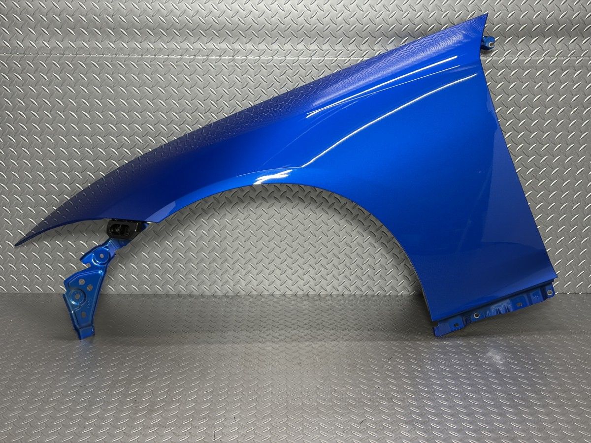 新車外し RZ 34 日産 フェアレディZ フェンダー左 青メタ RCK セイランブルー XJR