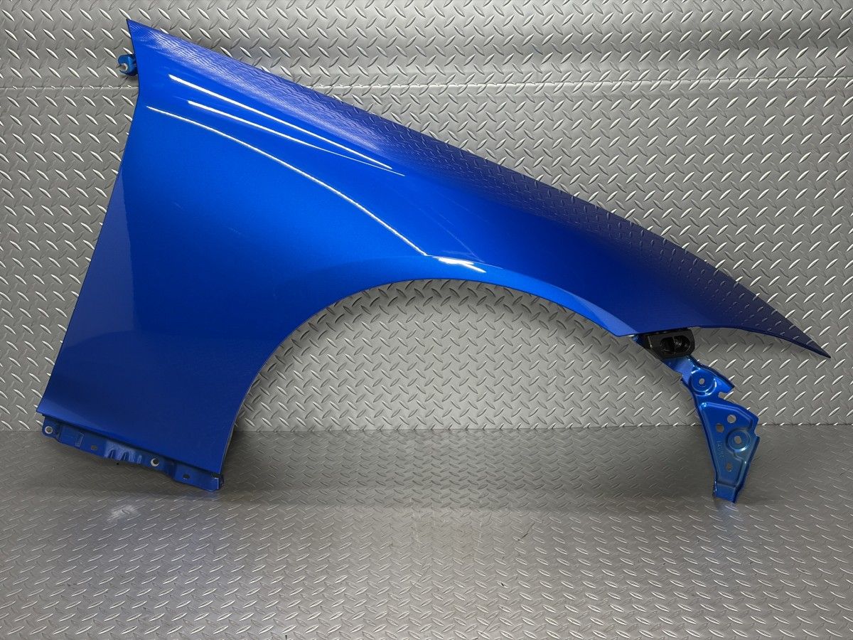 新車外し RZ 34 日産 フェアレディZ フェンダー右 青メタ RCK セイランブルー XJR