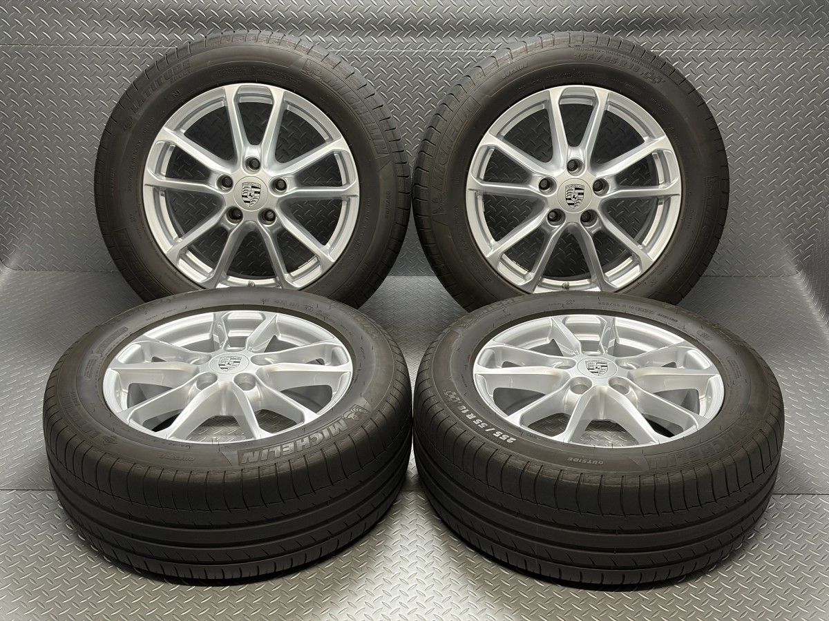 BBS製 ポルシェ 958 カイエン 18インチ 8 J 53 5穴130 ホイール MI SPORT 255 55 R 18 品番7 P 5 601 025 AB