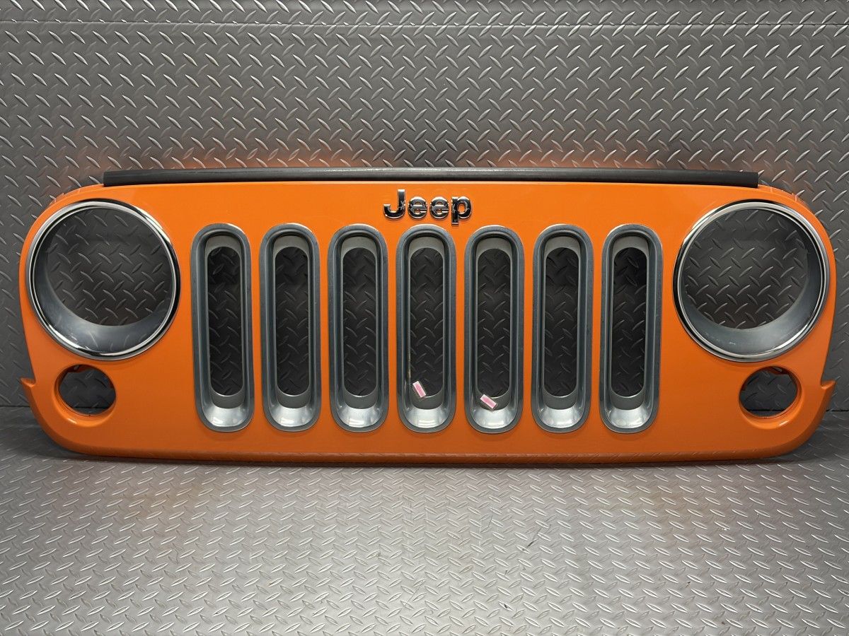 Jeep JK ラングラーフロントグリル オレンジ フロントグリル 07-18y