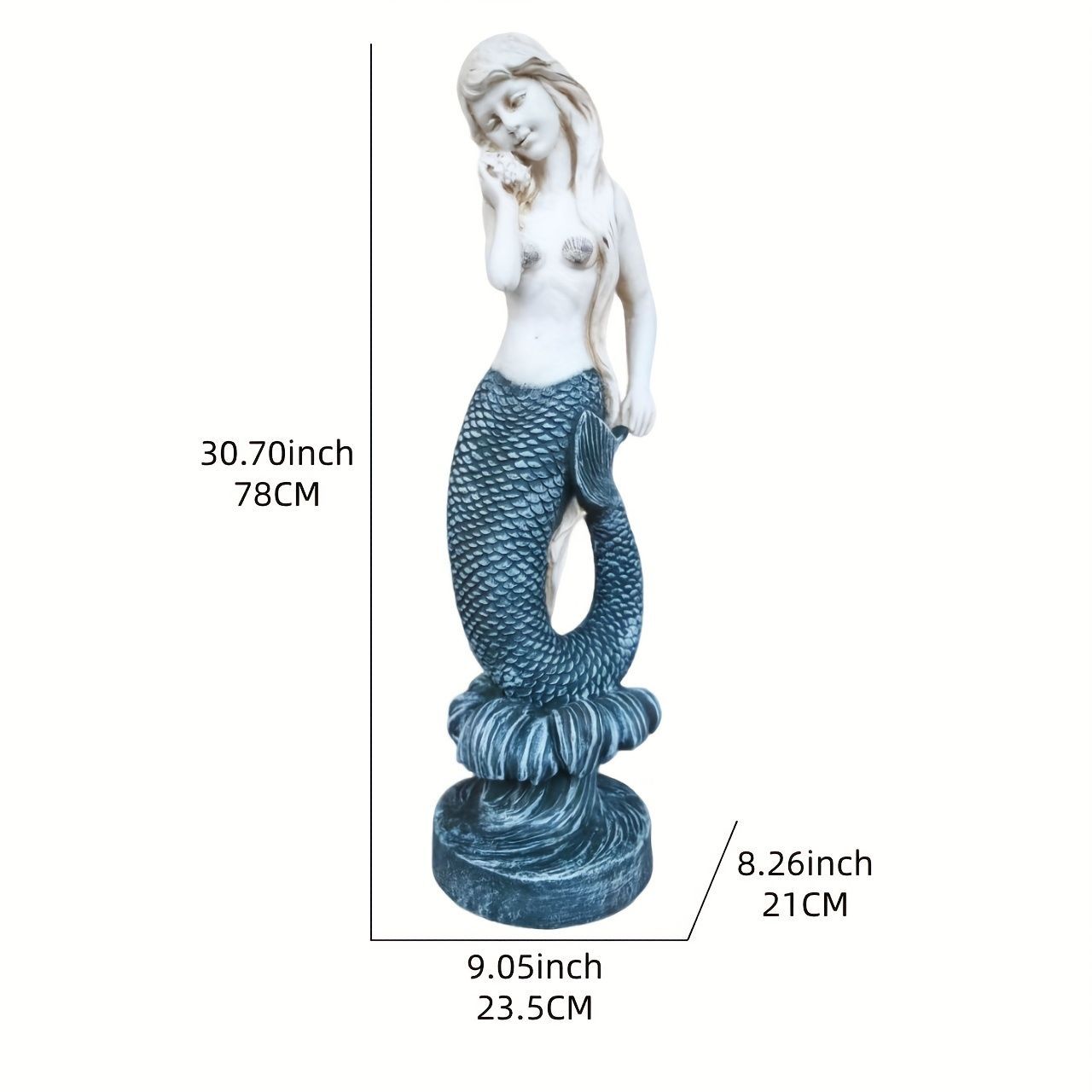 置物 オブジェ ガーデンオーナメント 人魚 マーメイド 屋外 屋内 室内