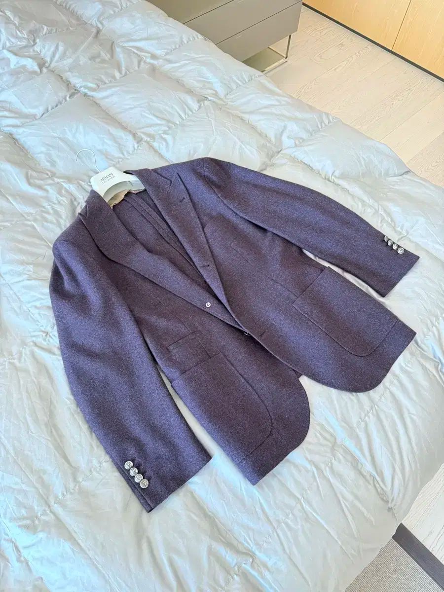 ブルネロクチネリ スウェード ブレーザー 52