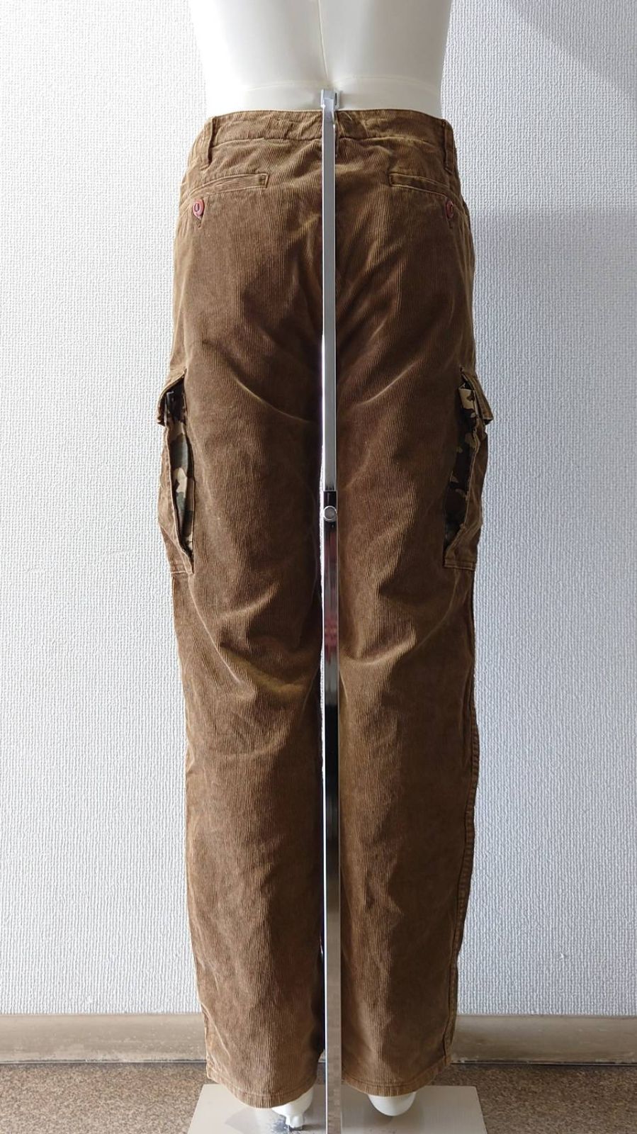 90-00's Stussy AUTHENTIC OUTER GEAR コーデュロイ カーゴパンツ W32