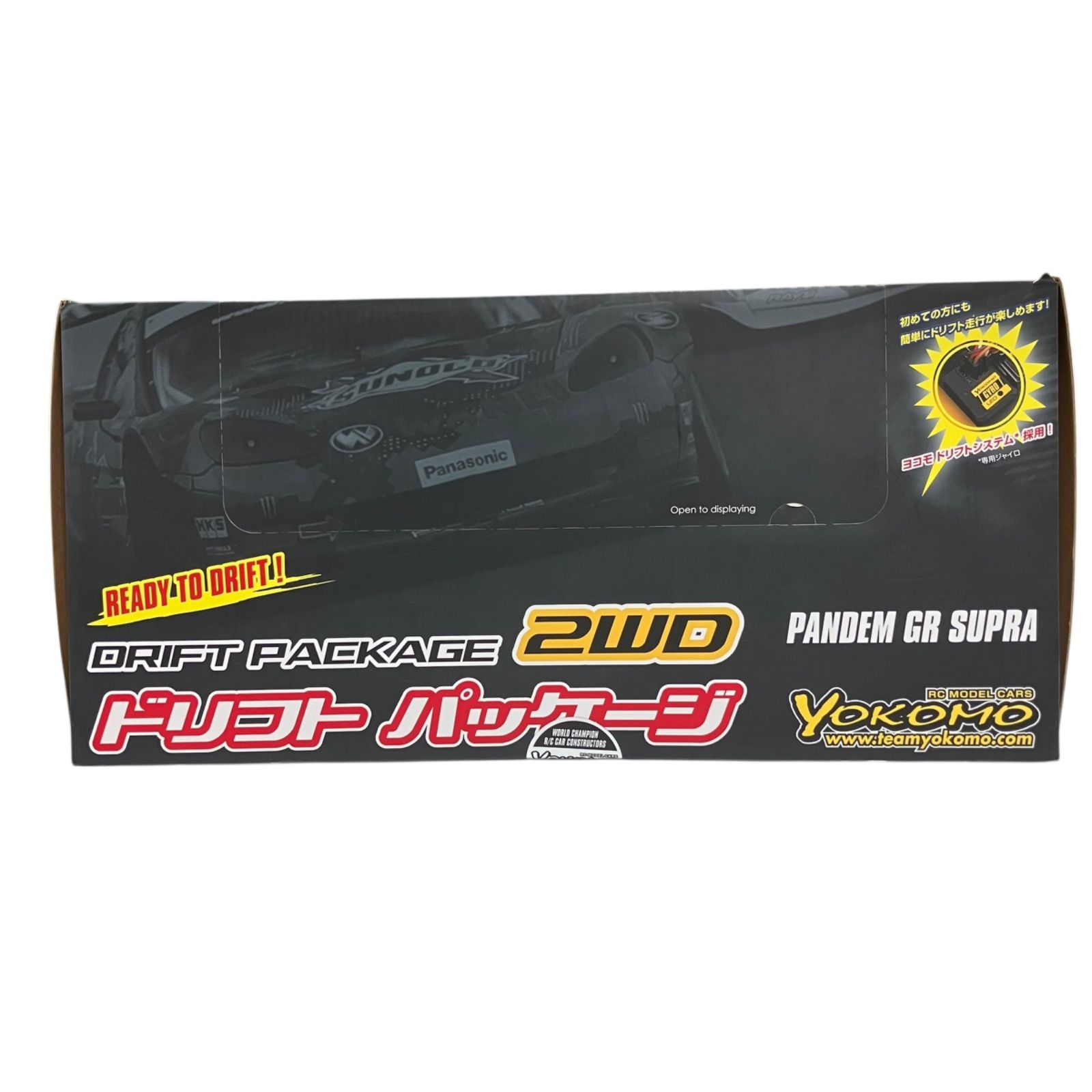 WJ1113 ドリフトパッケージ2WD GRスープラボディ(赤) RTRフルセット