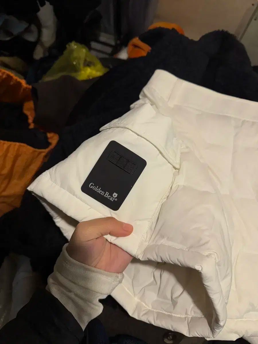 ゴールデンベア レディース ゴルフ ダウンパンツ アヒルダウン 冬 ハーフパンツ xs