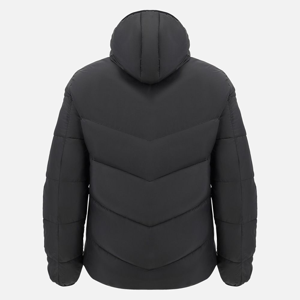 マクロン ラグビー グラスゴー ウォリアーズ 2025 2026 フーデッド ボンバー ジャケット 黒 ブラック モデル 日本未発売