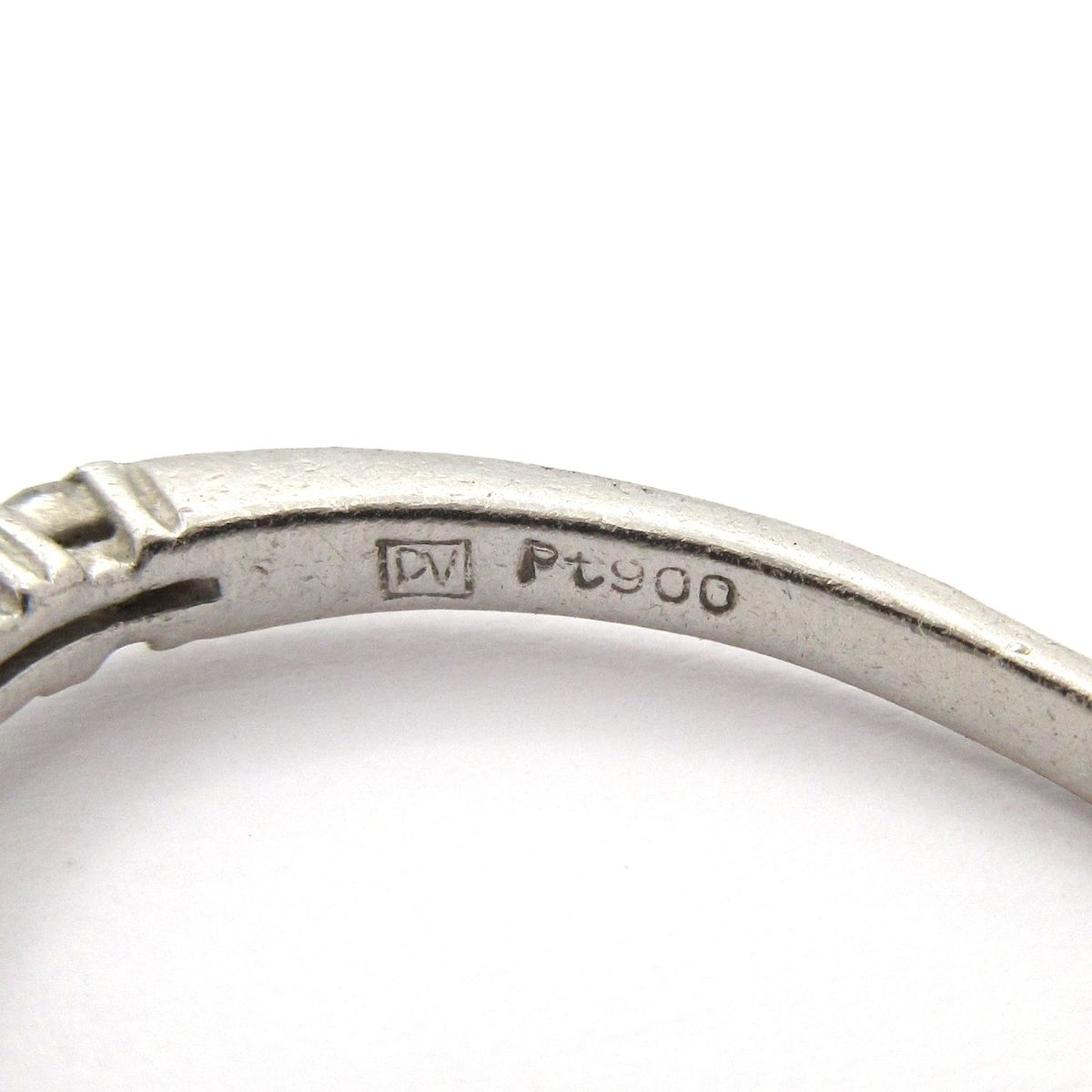 マ*ー様 PonteVecchio 11号 pt900両側面 ダイヤモンド エタ マ*ー様