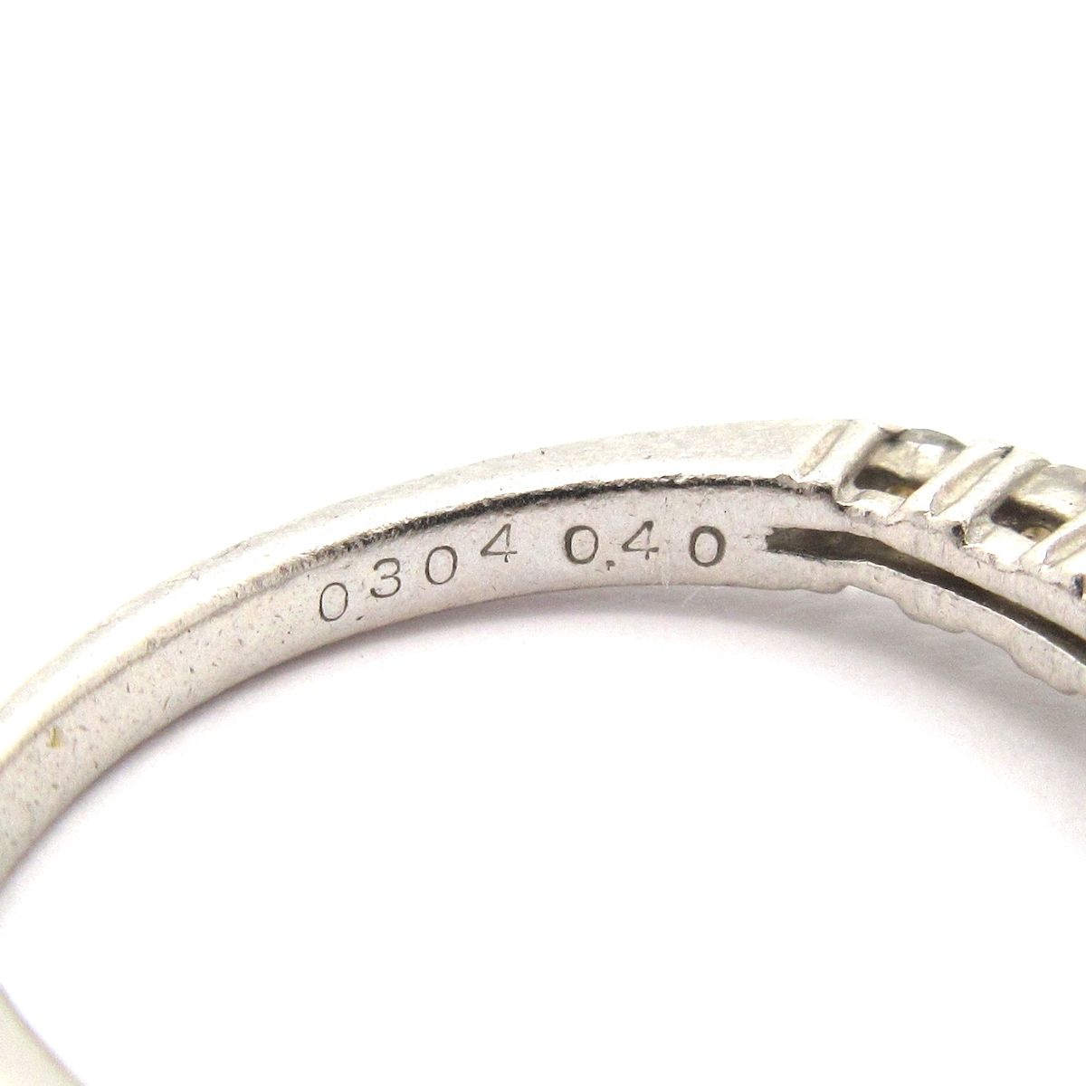 PonteVecchio(ポンテヴェキオ) リング - Pt900×ダイヤモンド 9Pダイヤ