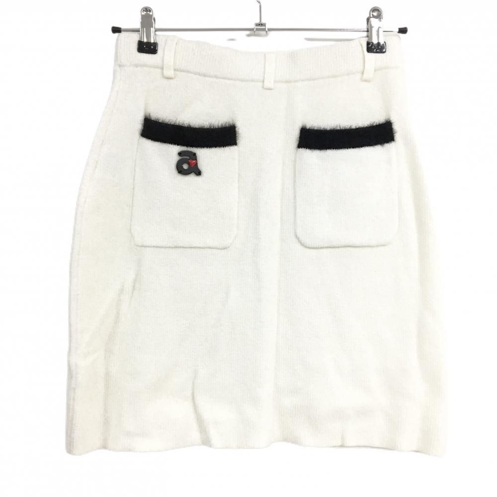 ARCHIVIO アルチビオ ニットスカート ホワイト系 38 [240101349410