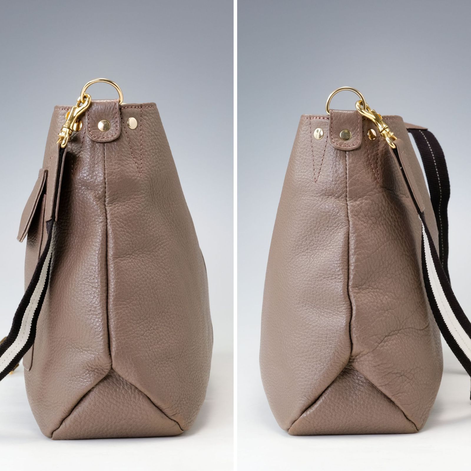 現行・美品】 ATAO elvy+ アタオ エルヴィ プラス 2way レザー バッグ