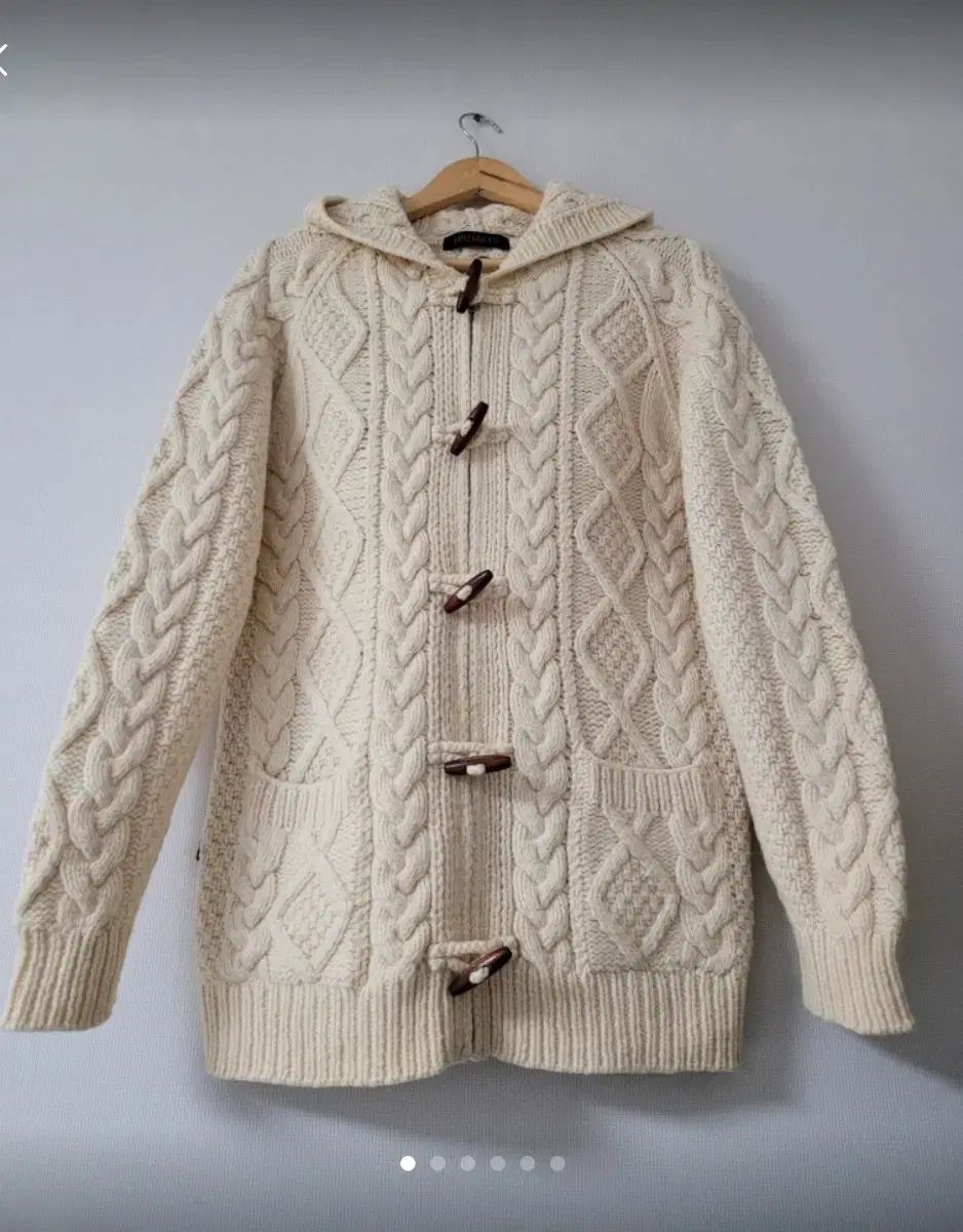 1492MILES ウール ニット フード カーディガン バスト100