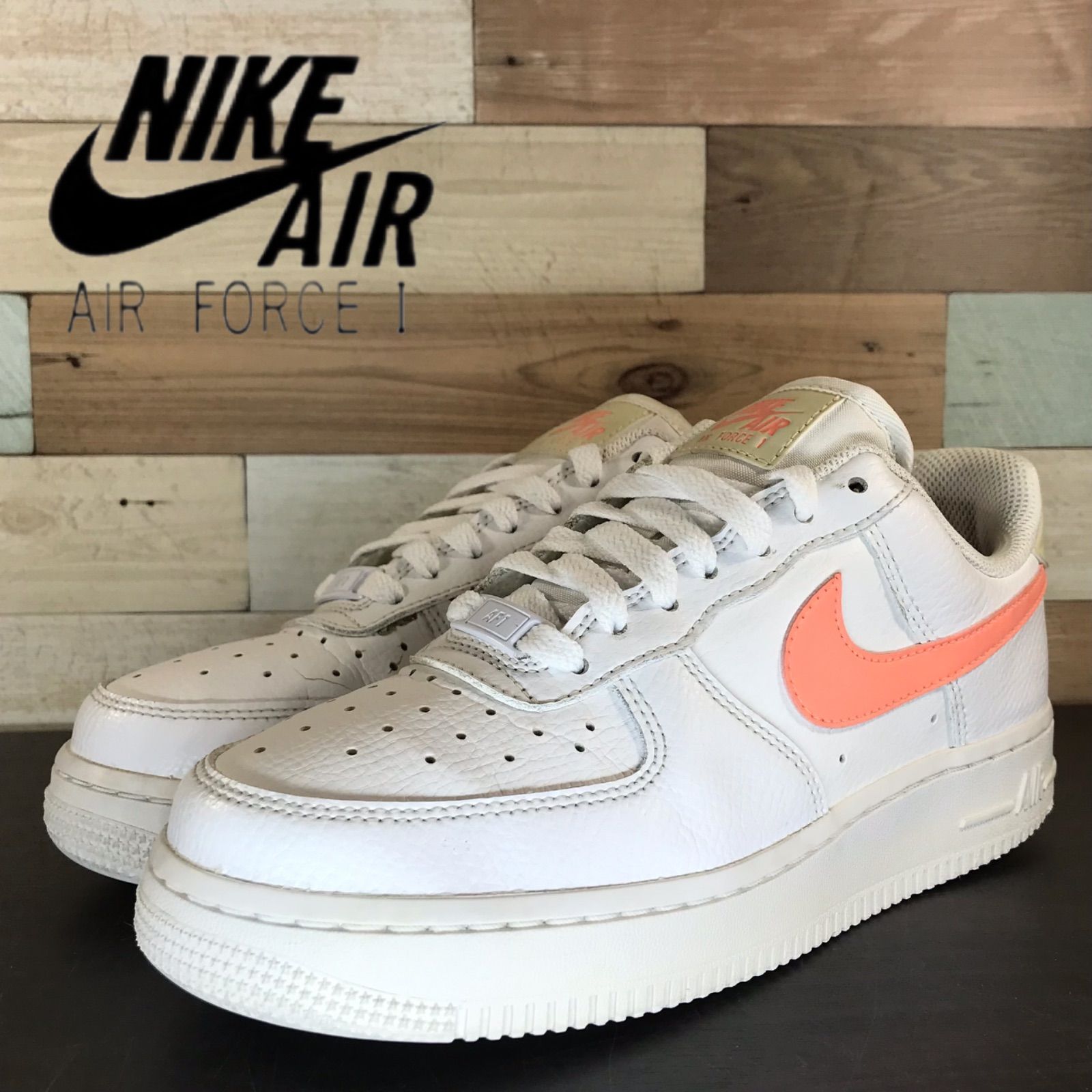 NIKE AIR FORCE 1 07 エア フォース 1 ホワイト ピンク 白 レディース