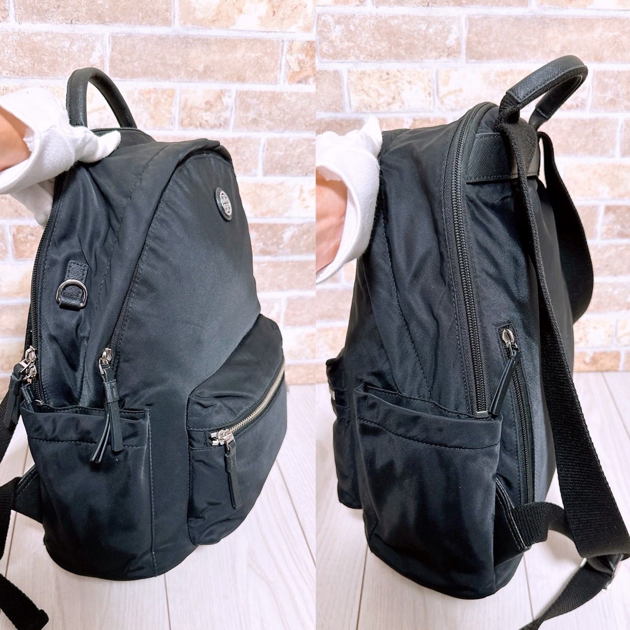 TORY BURCH トリーバーチ リュック バックパック ナイロン ブラック