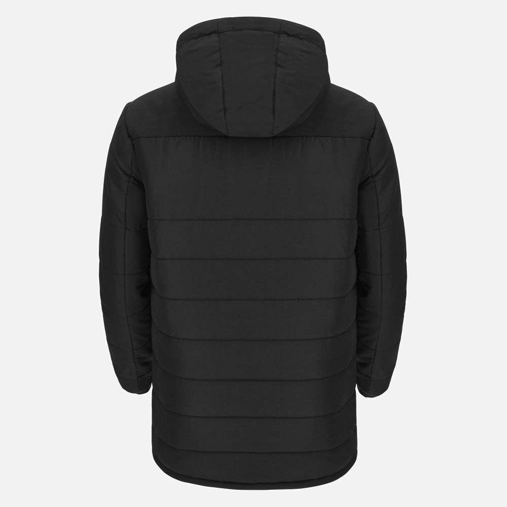 マクロン ラグビー グラスゴー ウォリアーズ 2025 2026 トラベル ジャケット 黒 ブラック モデル 日本未発売