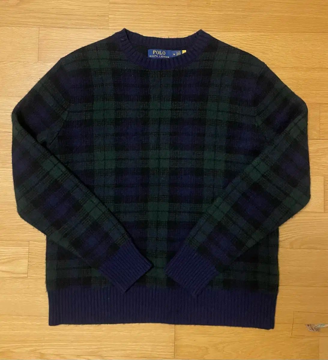 ポロ ブラックウォッチ ウール ニット