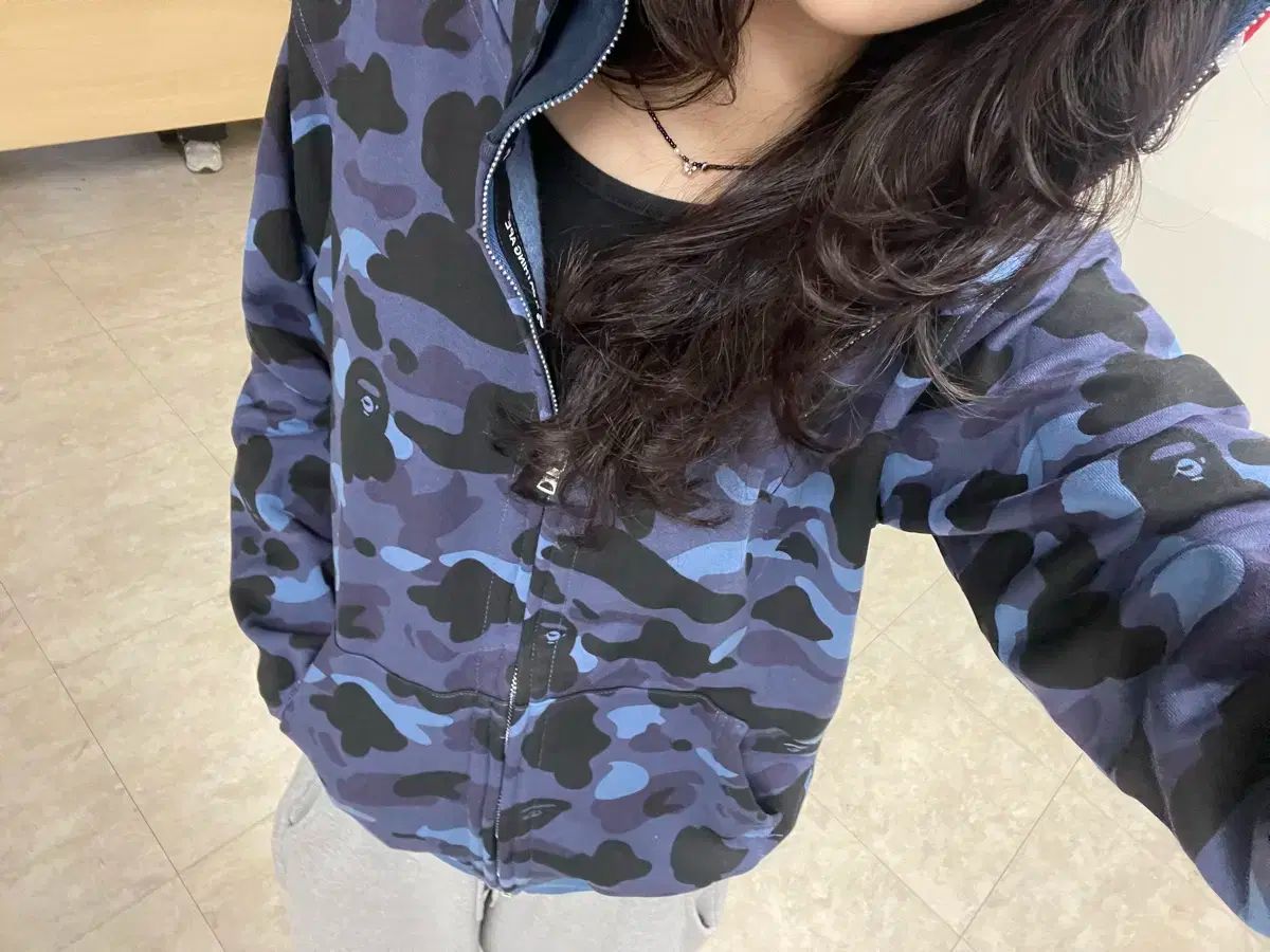 アベイシングエイプ ダブル プー ジップアップ