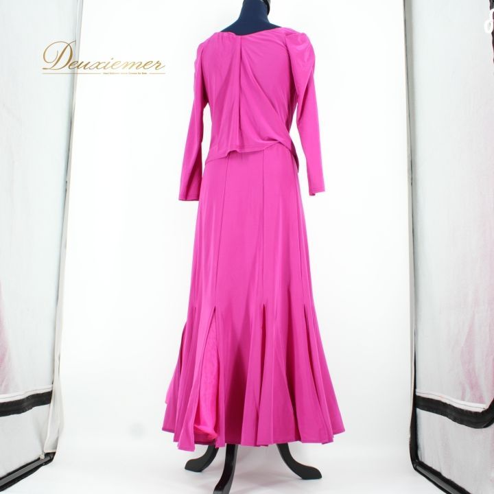 社交ダンス 衣装 スタンダード 上下セット ツーピース パーティ衣装