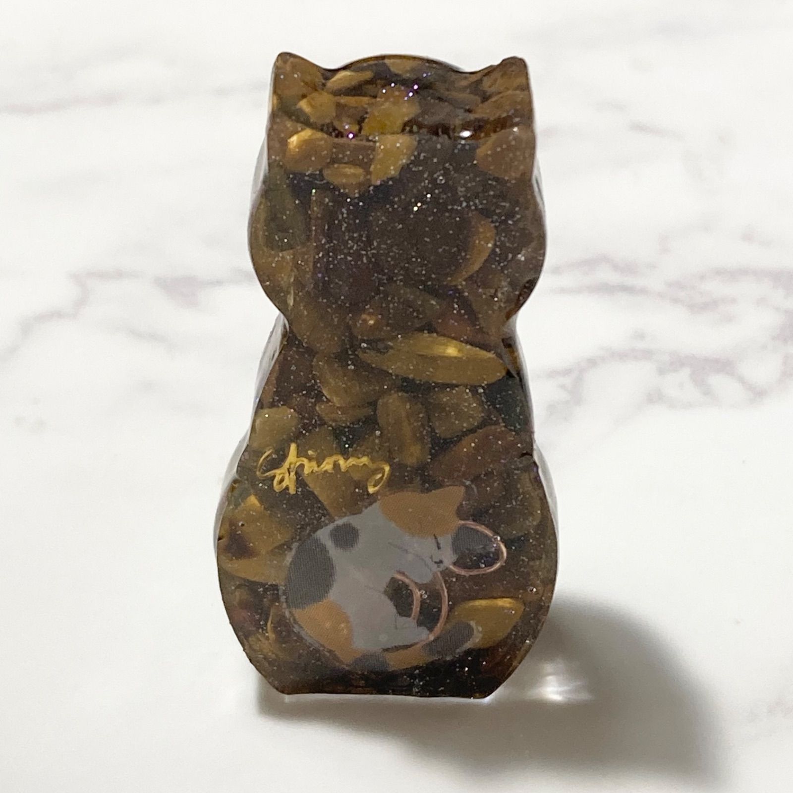 つねりん品 オルゴナイト猫ちゃん つねりん品 オルゴナイト猫ちゃん 猫ちゃんオルゴナイト | 結猫-むすび