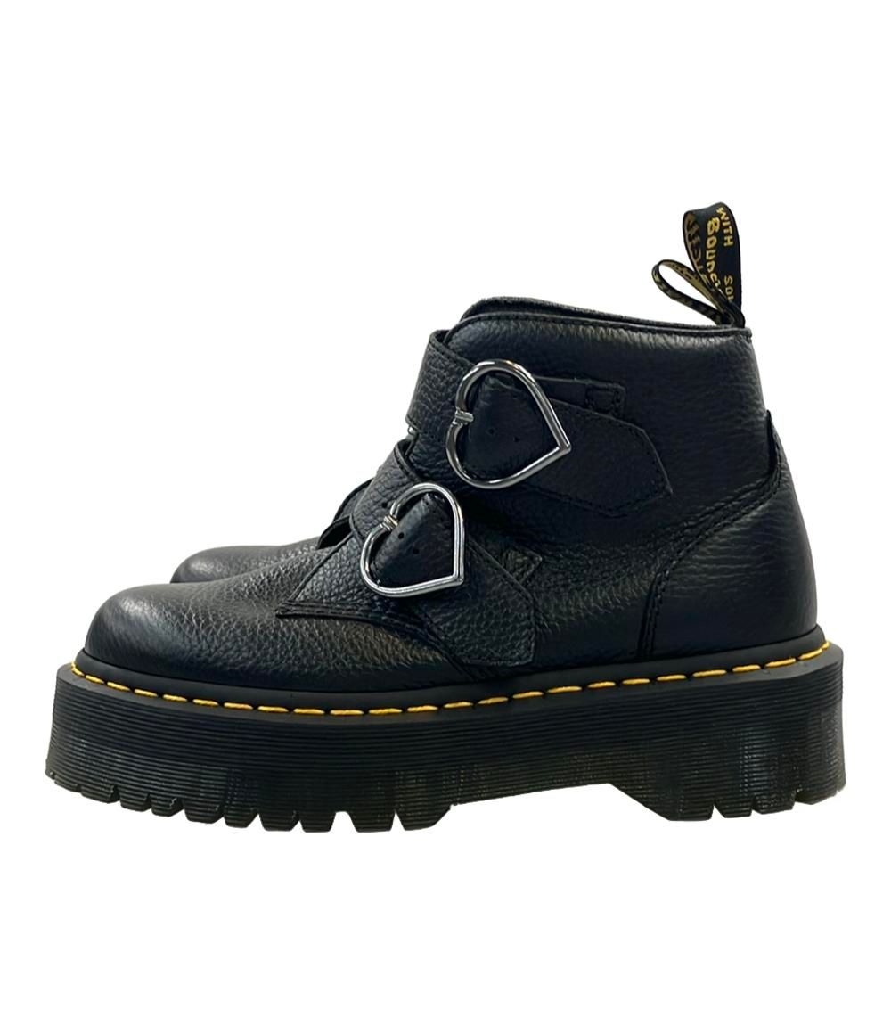 【新品・直営店で購入・完売品】 ドクターマーチン DEVON HEART UK6 Dr Martens☆DEVON HEARTS☆厚底☆ハート バックル☆2色 (Dr.Martens