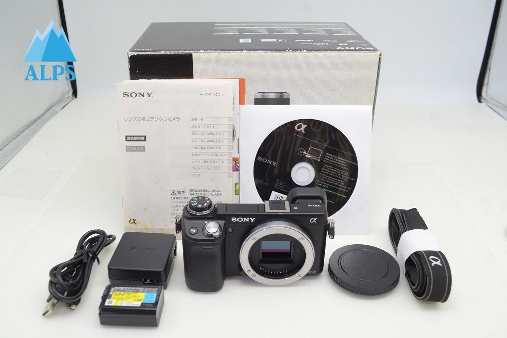 SONY ソニー α NEX-6 ボディ ミラーレス一眼カメラ ブラック 元 251106g