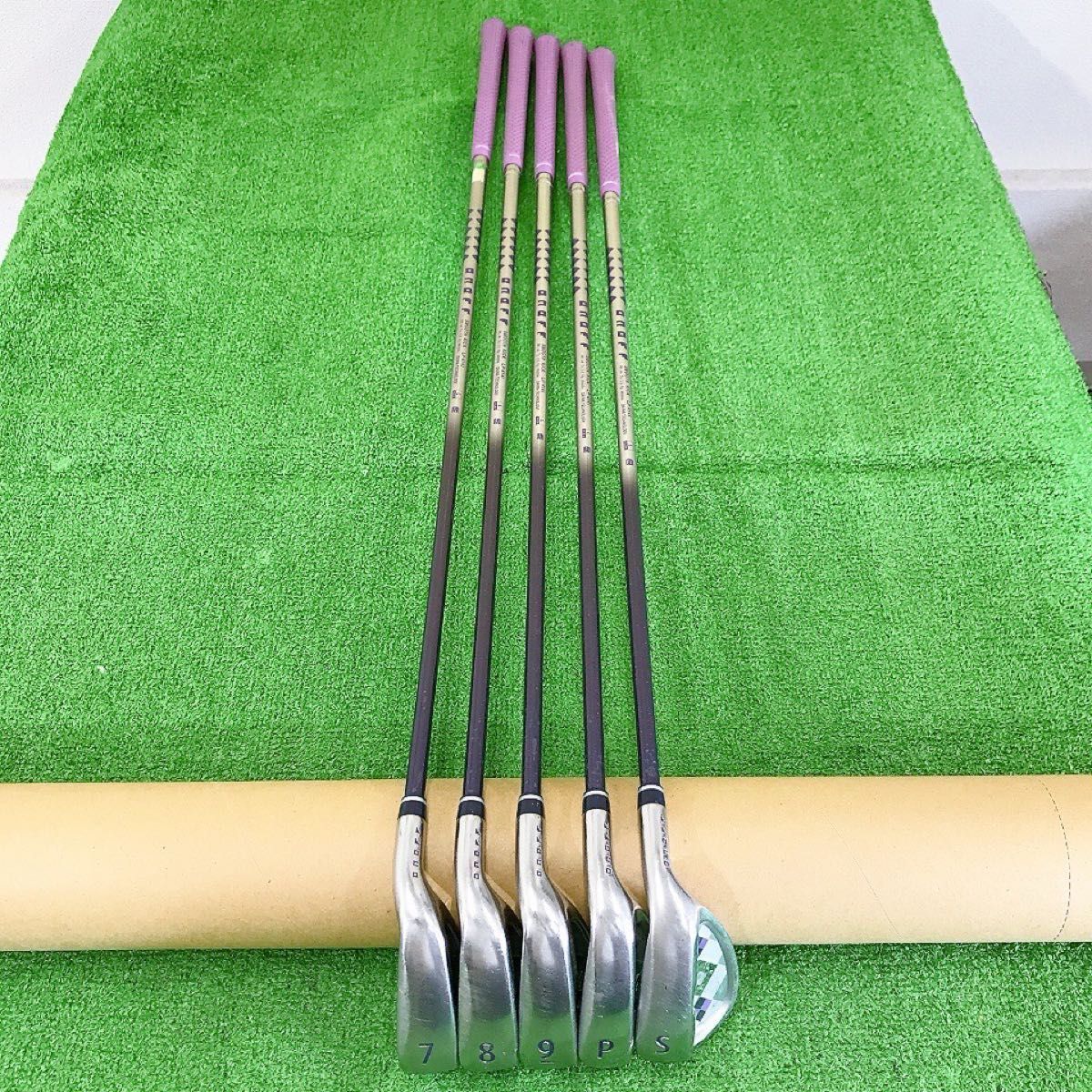 ツ08☆オノフ5本レディースアイアンセット LP-414I ONOFF LADY 純正 