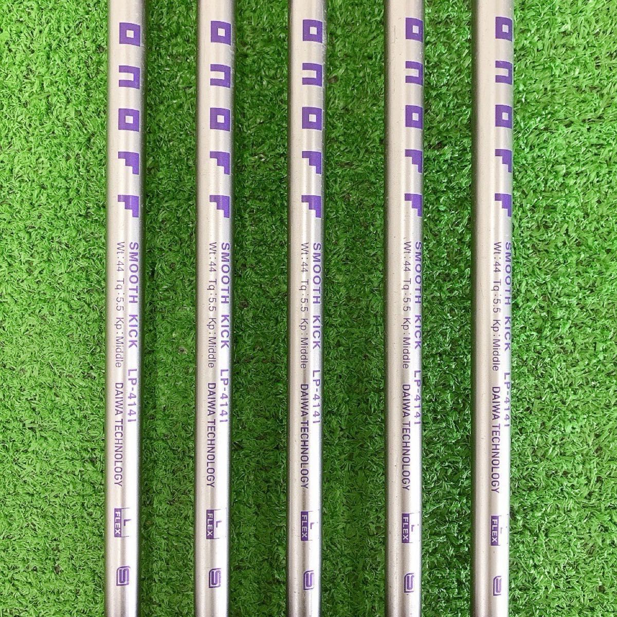 ツ08☆オノフ5本レディースアイアンセット LP-414I ONOFF LADY 純正 