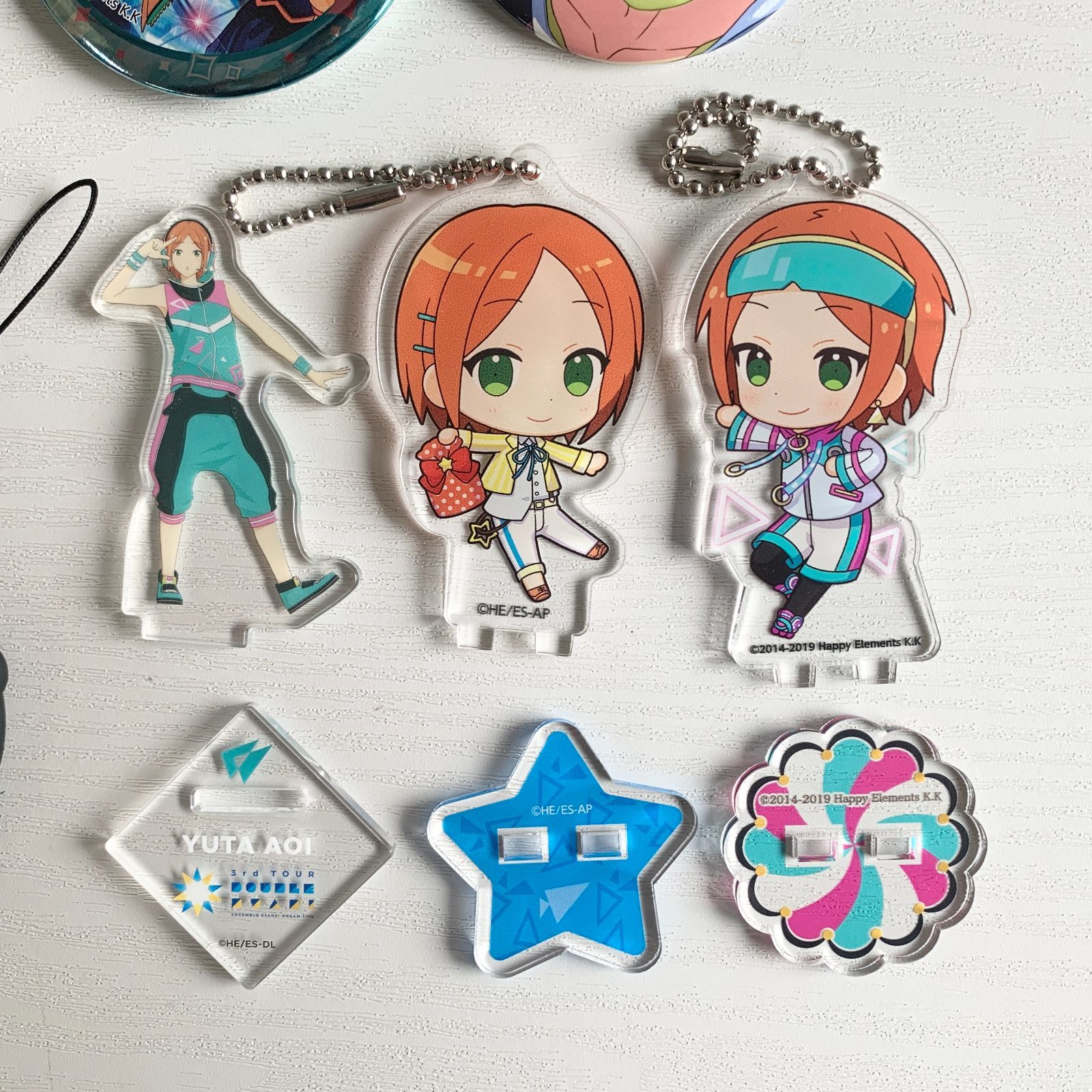 あんさんぶるスターズ 葵ゆうた 缶バッジ アクリルスタンド セット