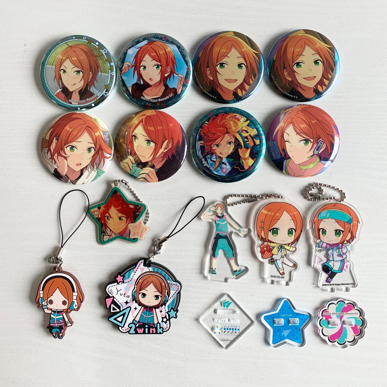 あんさんぶるスターズ 葵ゆうた 缶バッジ アクリルスタンド セット