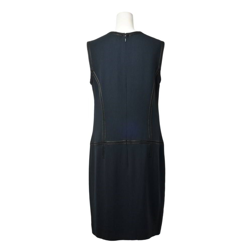 CHANEL 02 C ノースリーブ ワンピース カメリアボタン