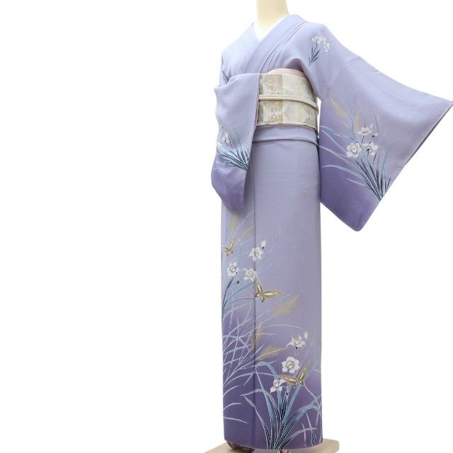 みーちゃん✾ｍ2006＊正絹 単衣 手縫い仕立て 訪問着 百華❀Y3966◇正絹 縫い一つ紋 手縫い仕立て 桜 訪問着 - メルカリ