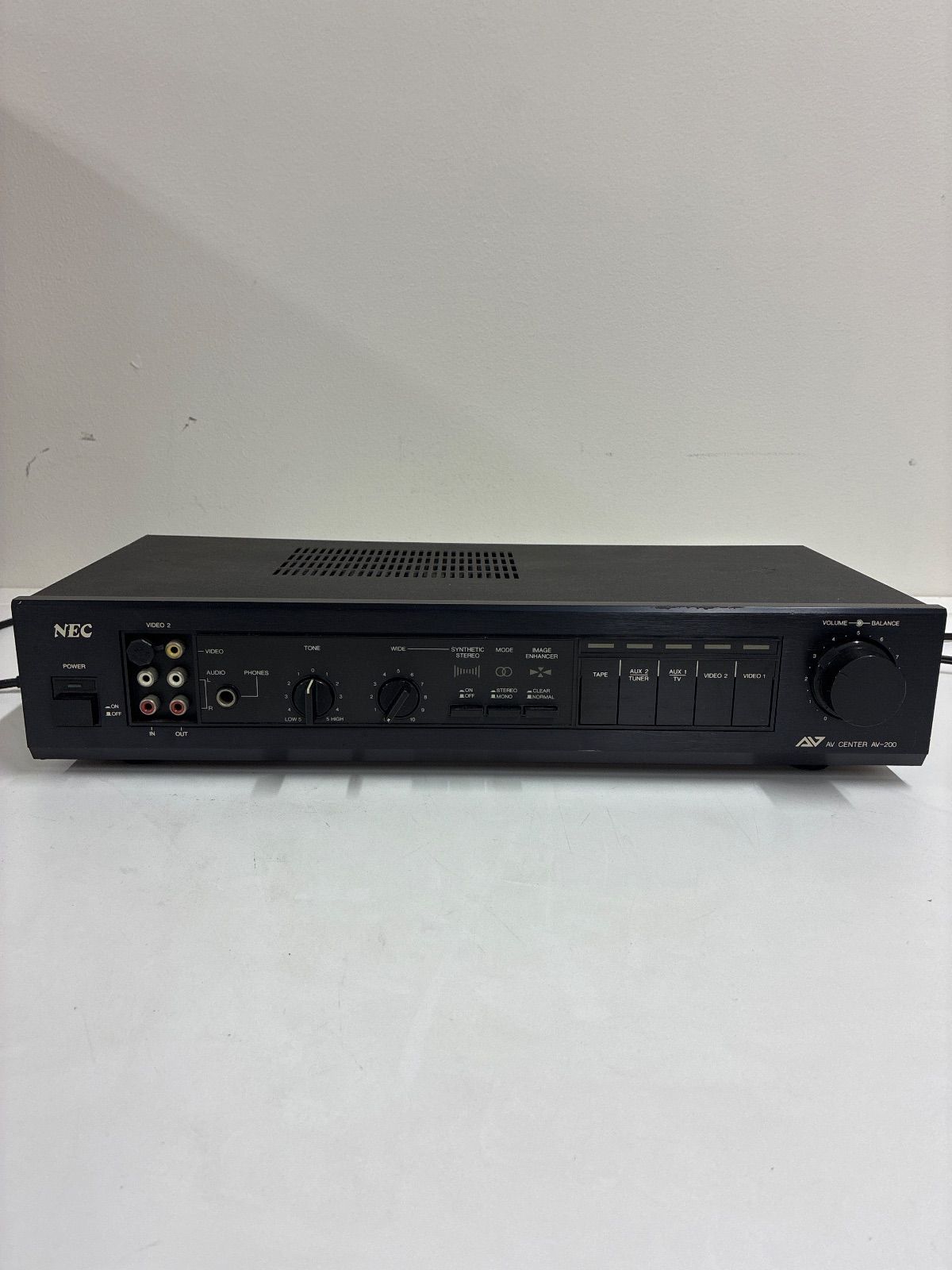 NEC AVセンター AV-200 アンプ オーディオ機器 取扱説明書付き 格安 NEC AVセンター AV-200 アンプ オーディオ機器 取扱説明書付き 格安