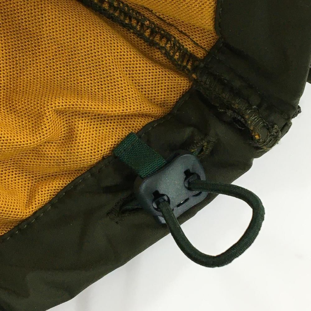 カーキ×イエロー 複数ポケット