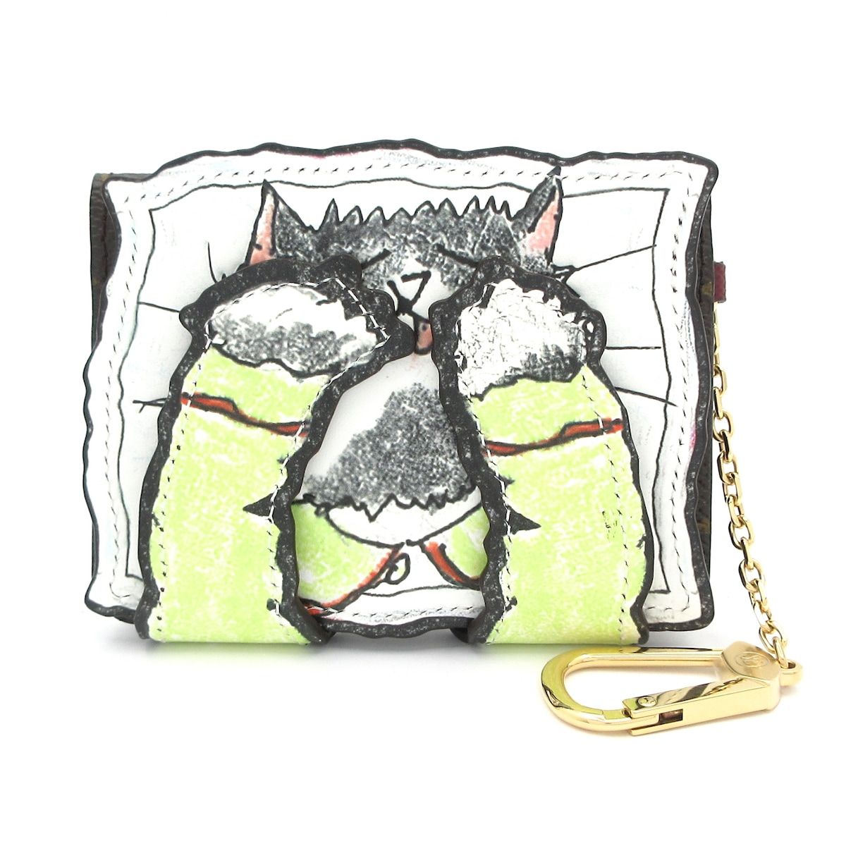 LOUIS VUITTON ルイヴィトン カードケース モノグラム パウケット パース M25732 マルチ レザー 牛革