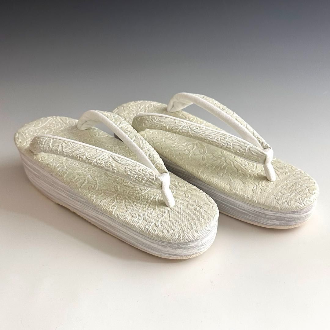 S M Lサイズ選択 シャバクロ カレンブロッソ カフェ草履 1