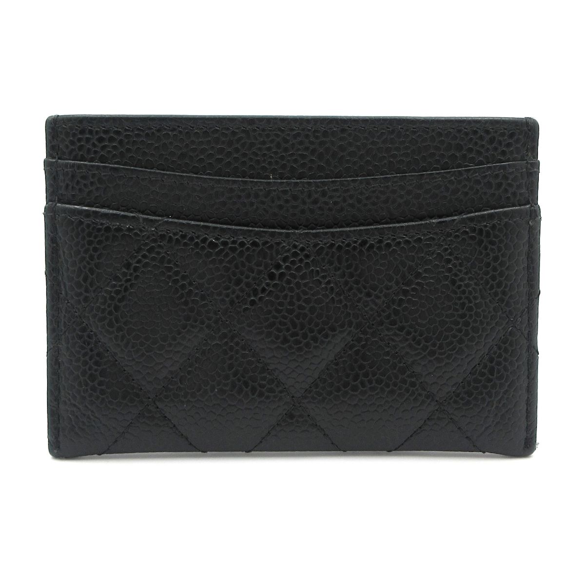 CHANEL シャネル カードケース マトラッセ AP 0213 黒 ココマーク ゴールド金具