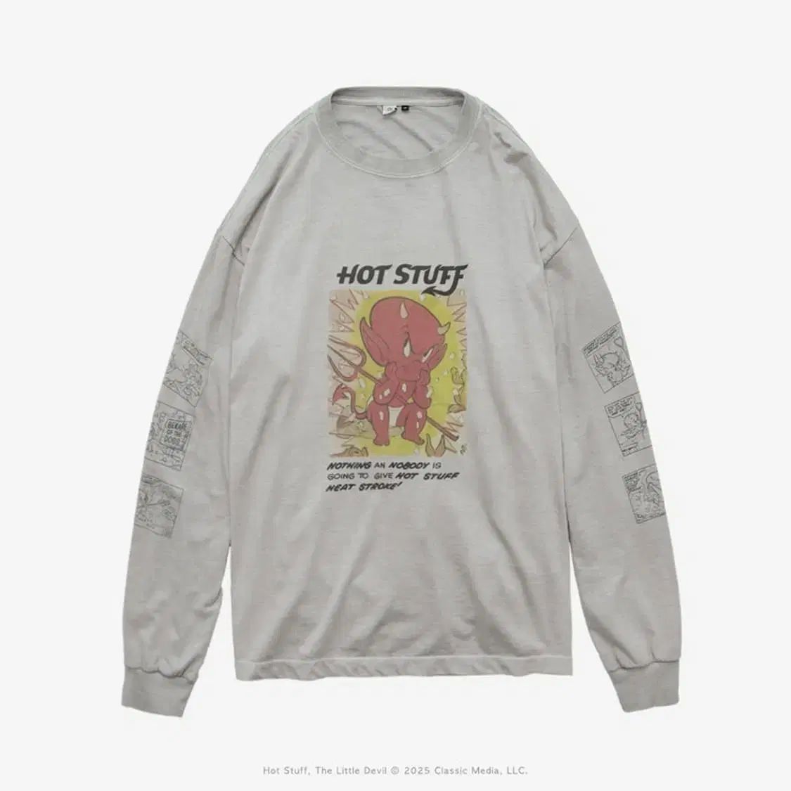 POLYTERU x HOT Face the Sun ロングスリーブ ブレーザー グレー ベージュ 3