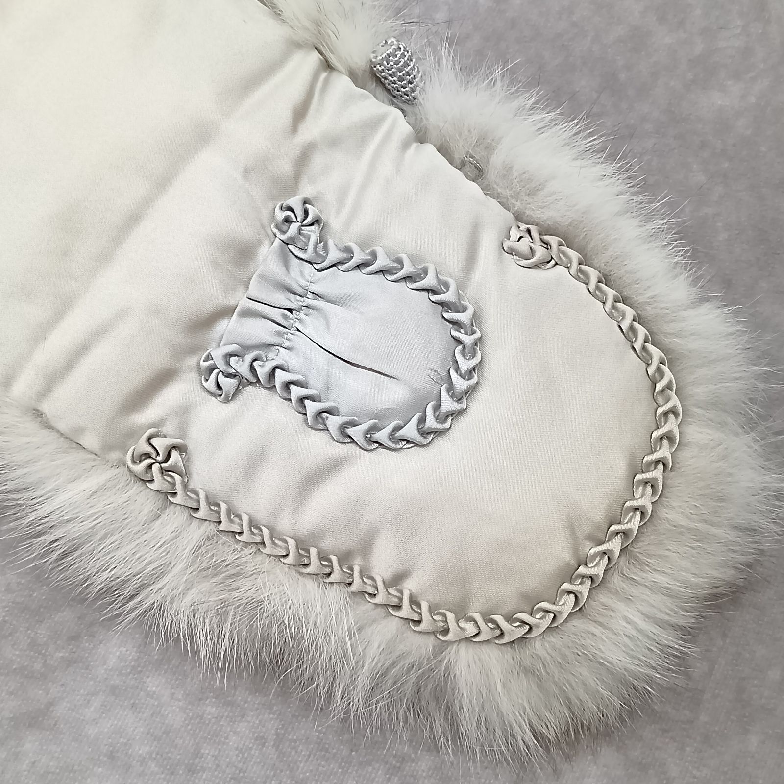 Saga Fox フォックスファー ショール Superb Quality Ranched Fox サガ