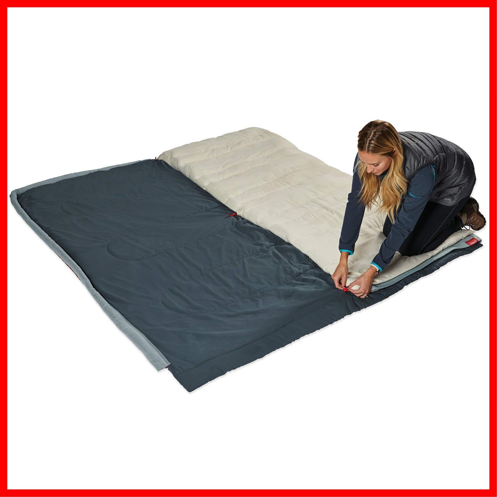 コールマン Coleman 寝袋 シュラフ マルチレイヤースリーピングバッグ オールシーズン 封筒型 使用下限温度-5度 OLIVEOS_COM_TR